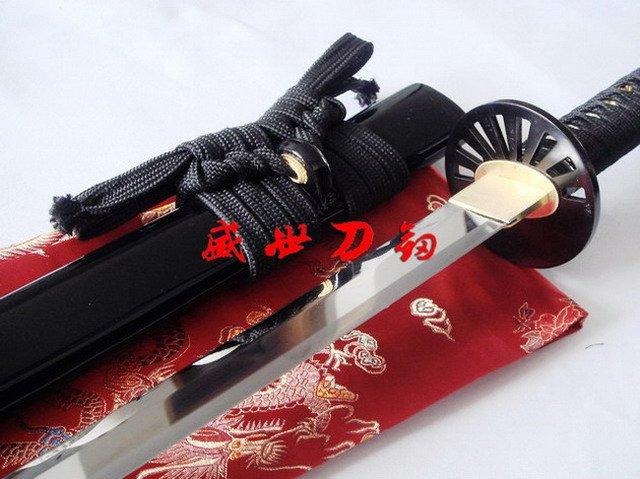 Battle Ready 9260 Spring Steel Blade Japanese Katana Prayer Wheel Tsuba Sword
