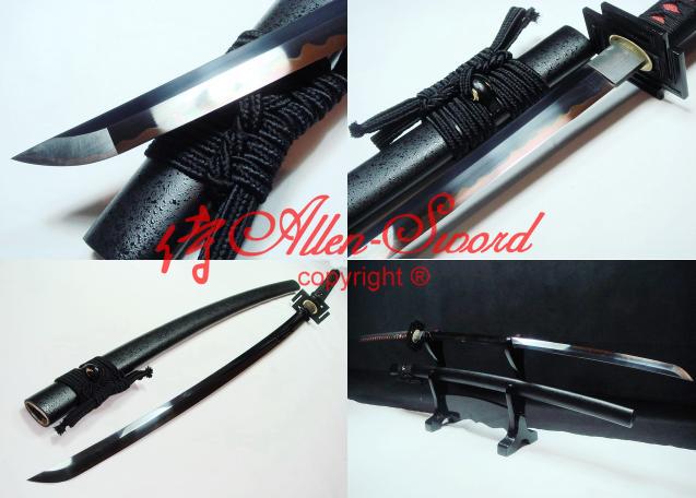 125cm Clay Tempered Bleach Inchigo Tensa Sword Adsorb Tungsten T10 Blade Nodach