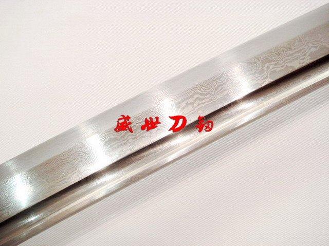 Hand Forged Folded Steel Blade Japanese Katana Empire Wheel Tsuba Sharpened
