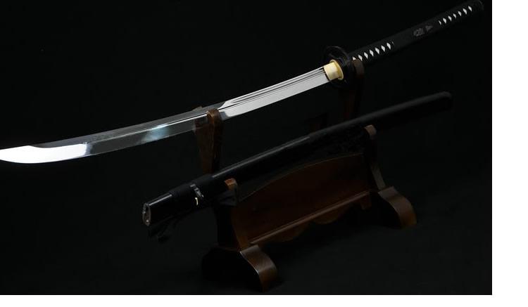 45 Inch Japanese Samurai Battle Ready Sword Naginata Musashi Tsuba Full Tang Blade