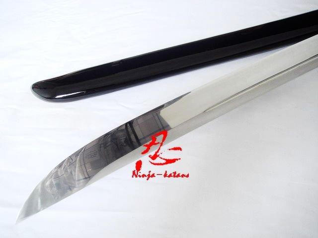 9260spring Steel Blade Naginata Sword Silver Dragon Tsuba