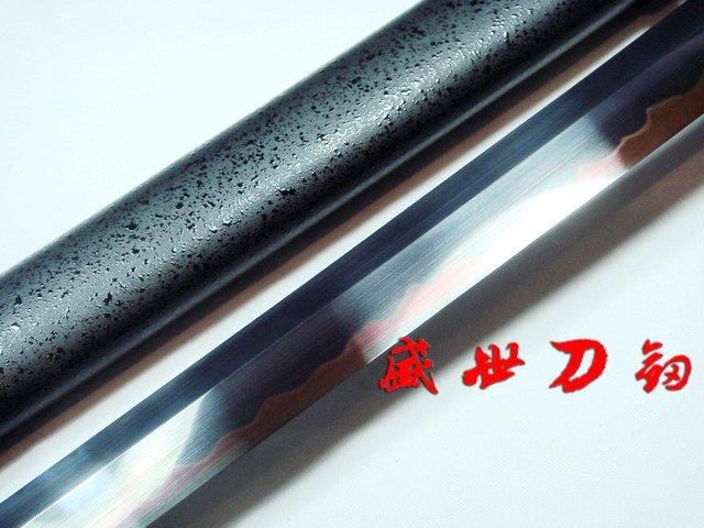 130cm Clay Tempered Bleach Inchigo Tensa Sword Adsorb Tungsten Battle Ready Katana